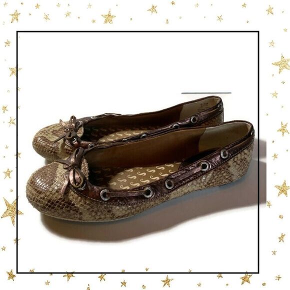Sperry Top-Sider Snake Bow Ballet Flats 6.5 - Picture 2 of 6